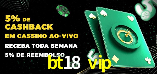Promoções do cassino ao Vivo bt18 vip